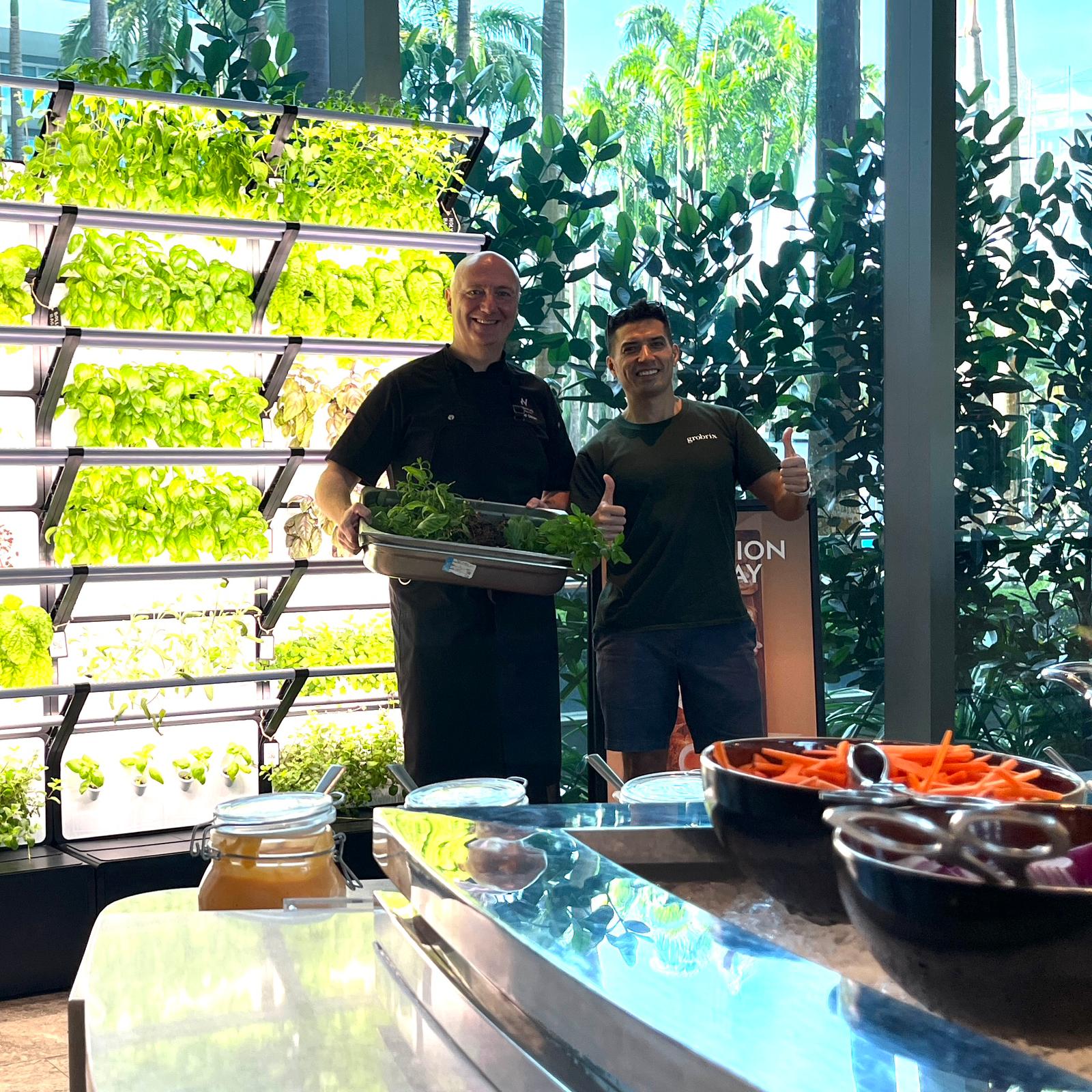 Embracing Farm to Table Practice with Kitchen Table at W Sentosa featuring Mathew Howe from Grobrix