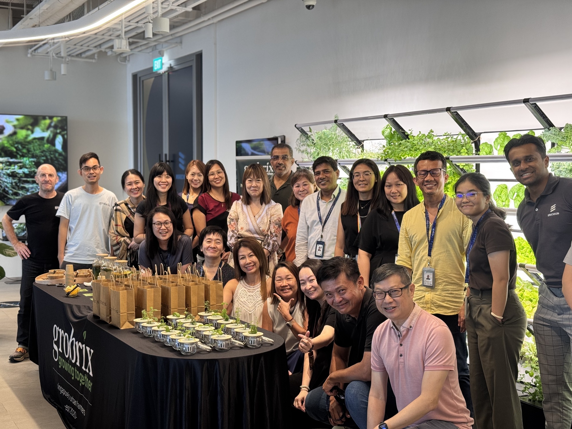 Ericsson Herbal Tea Workshop on 7 May 2025 conducted by Grobrix